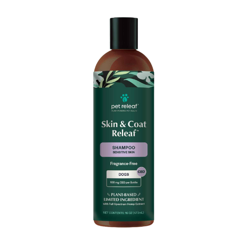 Pet Releaf CBD Skin Coat Shampoo Sensitive Skin