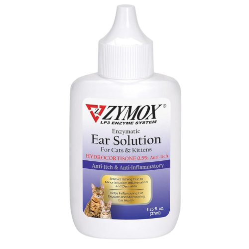 Zymox Ears Solution Hidrocortisone 0.5